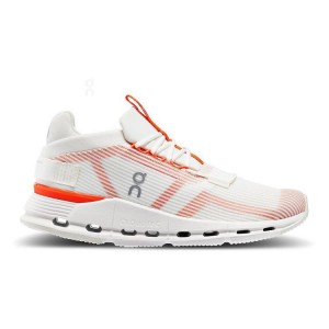 Women's On Running Cloudnova Void Sneakers White / Orange | PH_ON8170