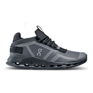 Women's On Running Cloudnova Void Sneakers Black | PH_ON8827