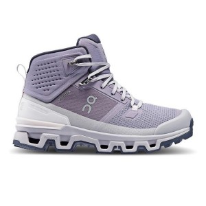 Women's On Running Cloudrock 2 Waterproof Hiking Boots Purple | PH_ON1172
