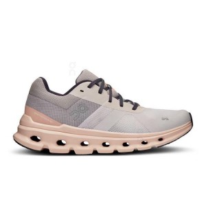 Women's On Running Cloudrunner Running Shoes Rose / Grey | PH_ON8248