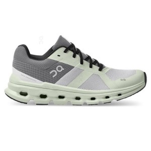 Women's On Running Cloudrunner Running Shoes Green | PH_ON8602