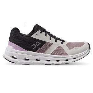 Women's On Running Cloudrunner Running Shoes Rose / Black | PH_ON8267