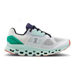 Women's On Running Cloudstratus Running Shoes Turquoise | PH_ON8067