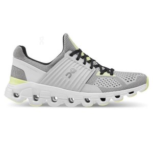 Women's On Running Cloudswift Running Shoes Grey / Yellow | PH_ON8643