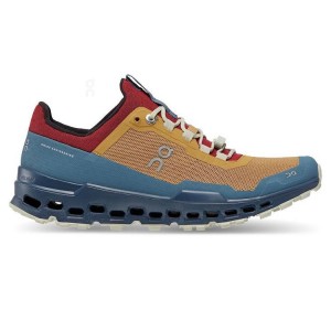 Women's On Running Cloudultra Hiking Shoes Yellow / Blue | PH_ON8926