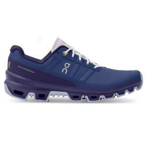 Women's On Running Cloudventure Hiking Shoes Navy | PH_ON9100