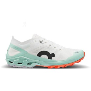Women's On Running Cloudventure Peak 3 Trail Running Shoes White / Turquoise | PH_ON9092