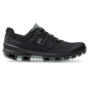 Women's On Running Cloudventure Trail Running Shoes Black | PH_ON8869