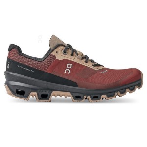 Women's On Running Cloudventure Waterproof Trail Running Shoes Burgundy | PH_ON8159