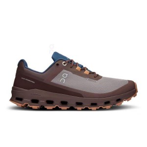 Women's On Running Cloudvista Waterproof Trail Running Shoes Brown | PH_ON8775
