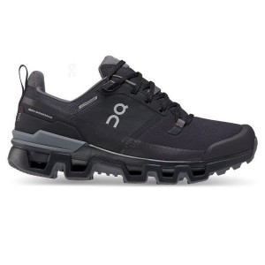 Women's On Running Cloudwander Waterproof Hiking Shoes Black | PH_ON8220