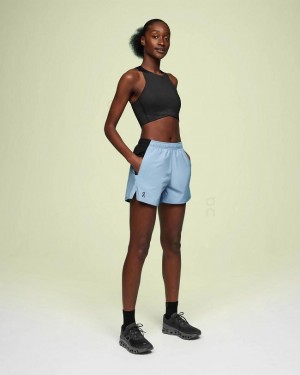Women's On Running Essential Shorts Blue | PH_ON8456