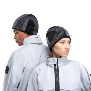 Women's On Running Explorer Merino Beanie Black | PH_ON8726