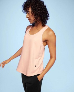Women's On Running Focus Tank Top Rose | PH_ON8852