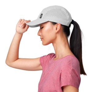 Women's On Running Lightweight Caps Light Grey | PH_ON8531