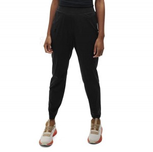Women's On Running Lightweight Pants Black | PH_ON8231