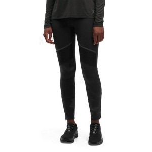 Women's On Running Long Lumos Leggings Black | PH_ON8054
