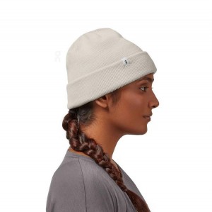 Women's On Running Merino Beanie Beige | PH_ON8165