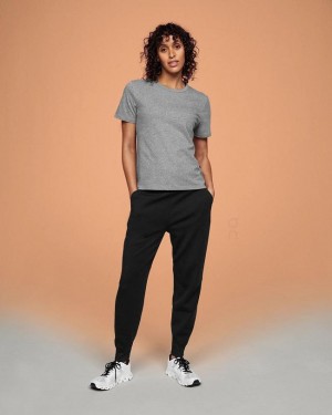 Women's On Running On-T T-shirts Grey | PH_ON8682