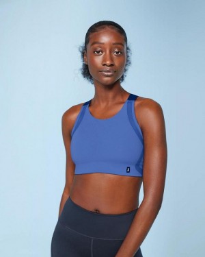 Women's On Running Performance Sports Bras Royal | PH_ON8461