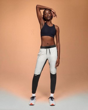 Women's On Running Running Pants Grey | PH_ON9014
