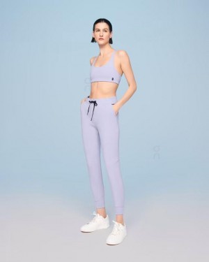 Women's On Running Sweat Pants Purple | PH_ON8051