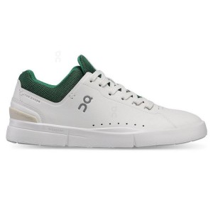 Women's On Running THE ROGER Advantage Sneakers White / Green | PH_ON8707