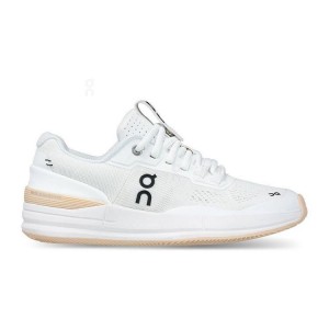 Women's On Running THE ROGER Pro Clay Tennis Shoes White | PH_ON9156