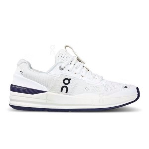 Women's On Running THE ROGER Pro Tennis Shoes White / Navy | PH_ON8977