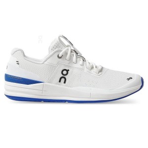 Women's On Running THE ROGER Pro Tennis Shoes White / Blue | PH_ON8153