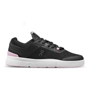Women's On Running THE ROGER Spin Sneakers Black / Rose | PH_ON8354