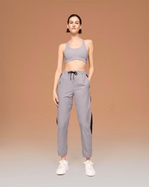 Women's On Running Track Pants Grey | PH_ON8794