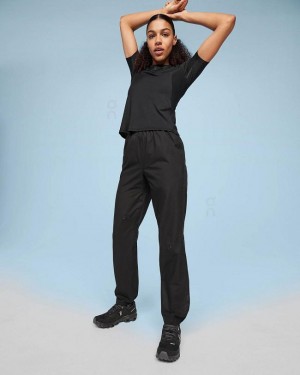 Women's On Running Ultra Pants Black | PH_ON8894