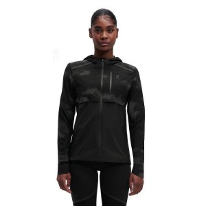 Women's On Running Weather Lumos Jackets Black | PH_ON8670